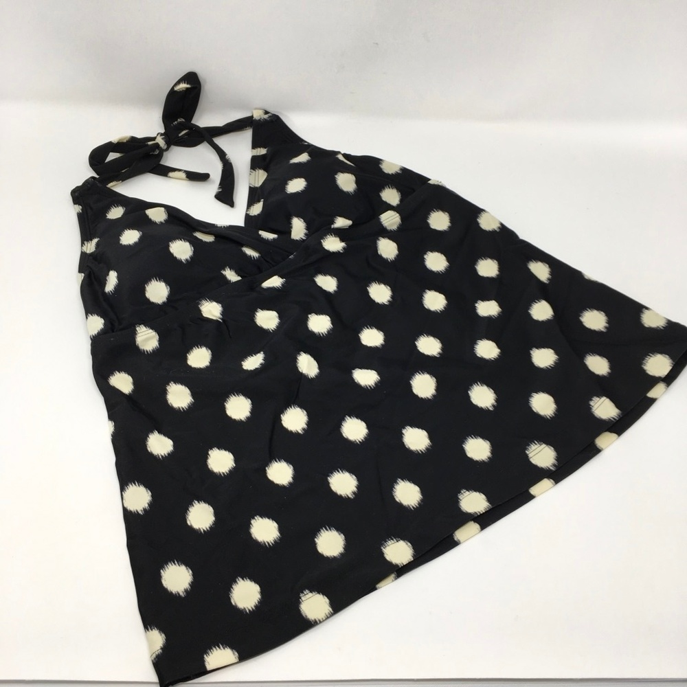 Tankini Swimsuit Top Black Size M Juniors NEW